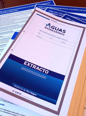 Formularios impresos Aguas Rionegrinas
